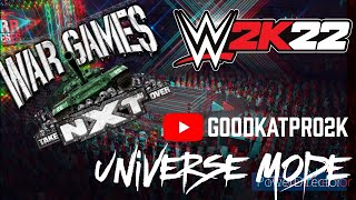 WWE2K22 CAW UNIVERSE MODE- NXT Takeover WARGAMES FULL SHOW