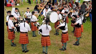 "When the Pipers play" - Highland Games Fehraltorf / Zurich Caledonian Pipe Band 2013