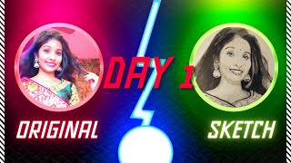 Day- 1.... Full sketch video ❤ ... #sketch #youtube #viral