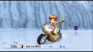 Mario Kart Wii - Daisy - Banana Cup 100cc - Mach Bike マリオカート Wii - デイジー - バナナカップ 100cc - マッハバイク