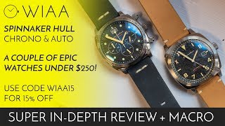 They keep getting better and better! Spinnaker Hull Auto & Chrono Review