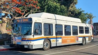 OCTA Route 42A: 2008 New Flyer C40LFR #7509 Ride (Pt 3/3)