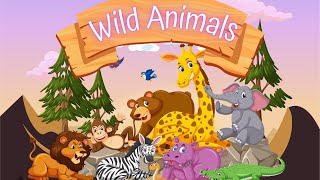 "Learn Wild Animal Sounds & Names | Fun Jungle Adventure for Kids"