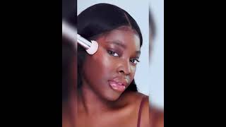 Dark Skin Strong Blend Makeup Tutorial #shorts | Makeup Hacks |