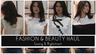 Try-On Haul |Luxury Fashion & Beauty ft. Ferragamo, Balmain, Kenzo & more| JASMINA PURI