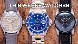 This Weeks Watches - Rolex Submariner, Ming 37.08 Sand, Schofield, Seiko, Farer, Baltic&More [EP160]