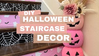 Halloween staircase decor DIY Halloween decor