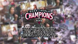 Championship Celebration Reenactments: Episode 1 (2023 Las Vegas Aces)