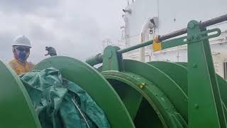 Mooring Winch Brake rendering Test