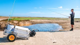 the rarest fishing spot in america? saving fish from natural saltwater puddles. Part 1