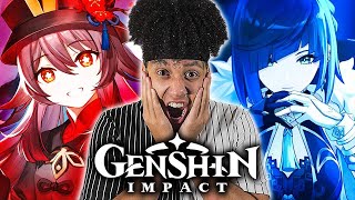 ANIME VIEWER Reacts to GENSHIN IMPACT CHARACTER TEASERS! *FIRST TIME WATCHING*