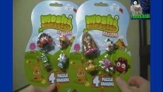 Moshi Monsters Gomu Erasers 2 Pack Opening Featuring Furi & Diavlo