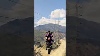 Bike Stunt GTA 5 #gta #gtaonline #shorts #shortsvideo