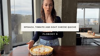 Cook with Katie: Spinach, Tomato and Goat Cheese Quiche