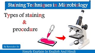 Staining Techniques in Microbiology | staining microbiology