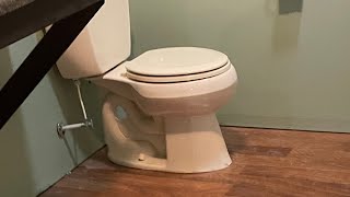 Wax free toilet bowl install