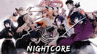 Nightcore ♪ DEMON SLAYER ⚔😈 (Kimetsu no Yaiba) | 15 CAÇADORES 1 RAP | LexClash e @LYLO