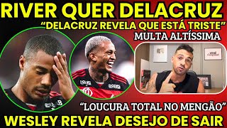 🚨NOTÍCIA URGENTE! RIVER QUER DELACRUZ DE VOLTA + VENDA MILIONÁRIA NO MENGÃO! NOTÍCIAS DO FLAMENGO