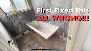 I FIRST FIXED THIS BATHROOM ALL WRONG!!! Unvented Cylinder Went A Little Better