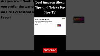 Amazon Alexa Tips and Tricks for Fire TV #shorts #shortvideo #firetv