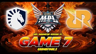 WHAT A GAME!! 🔥🔥🔥TEAM LIQUID ID VS. RRQ HOSHI [FULLGAME 7] MPL-ID S14 GRANDFINALS 2024