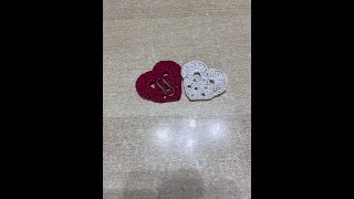 Tuto coeur au crochet spécial gaucher @AlextitiaTutoCrochet