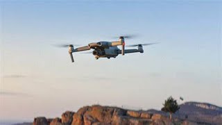 Mavic Air 2 Drone Flying Over Snow Field | Belted Galloway Homestead