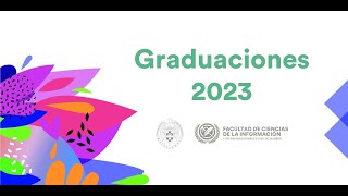 Acto de Graduación 2023. Grado de Periodismo.