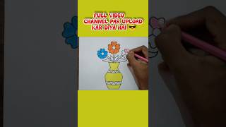 Flower Pot Drawing / How to Draw Flower Pot #shorts #drawing #art #rohitkdrawings