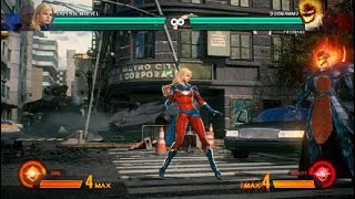 MARVEL VS CAPCOM INFINITE MY CAPTAIN MARVEL SOLO COMBO