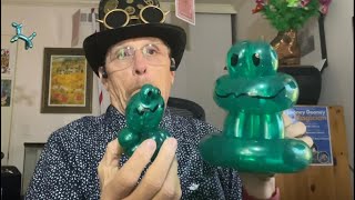 Two Different 1-Balloon Frogs!  Both fairly fast and easy to make.