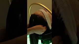 THE MOST GENTLE Head Hair Scalp Temple Forehead Water Massage! #asmr #headmassage #watersounds