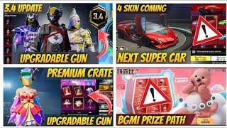 🤩 NEXT PREMIUM CRATE CONFIRM LEAKS | MYTHIC FORGE UPGRADE GUN IN 3.4 UPDATE | NEXT SUPER CAR COLLAB