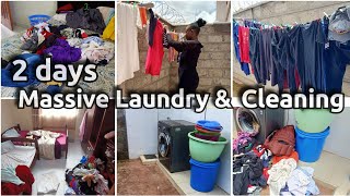 Massive 2 Days Laundry|| Cleaning after my Elections Break|| SAHM