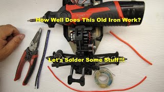 Soldering With A Well Used Milwaukee M12 Soldering Iron