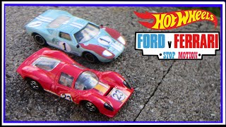 Ford v Ferrari - Stop Motion - Hot Wheels