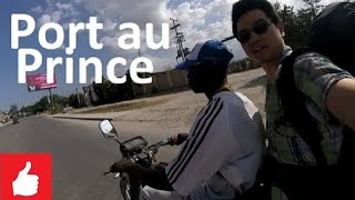 Hitchhike a motor bike in the capital (#12 Haiti)