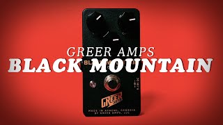 Greer Amps Black Mountain Crunch Drive || Demo