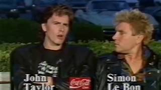 Duran Duran - Simon Le Bon, John Taylor 1987