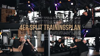 Trainingsplan | 4er Split