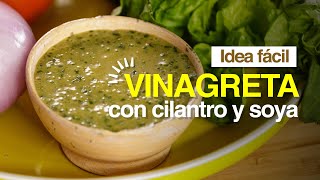 Vinagreta con cilantro