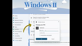 How to set up a password in pc..