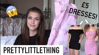 TESTING £5 PRETTY LITTLE THING DRESSES!