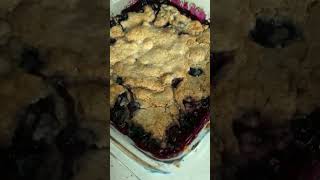 ✨EASY BLUEBERRY COBBLER RECIPE✨ #shorts