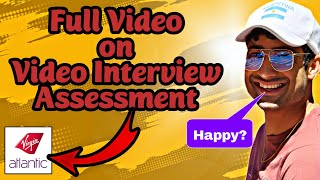 My Video Interview Experience with Virgin Atlantic / Full video with questions and Answers /Part 1