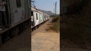 Khopoli Local Departure From Palasdhari #india #viral #train #indianrailways #music #song #travel