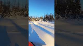 Heading onto Sheep Creek in Alaska 1/20/24