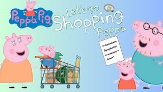 Peppa Pig: Let's Go Shopping Peppa | Animated Children's Read Aloud Books