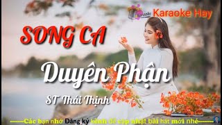 Karaoke DUYÊN PHẬN | SONG CA