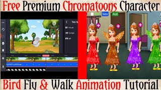 chromatoons main birds ko walk & fly kaise karen 🔥@banglaworldcartoon@banglaworldcartoon